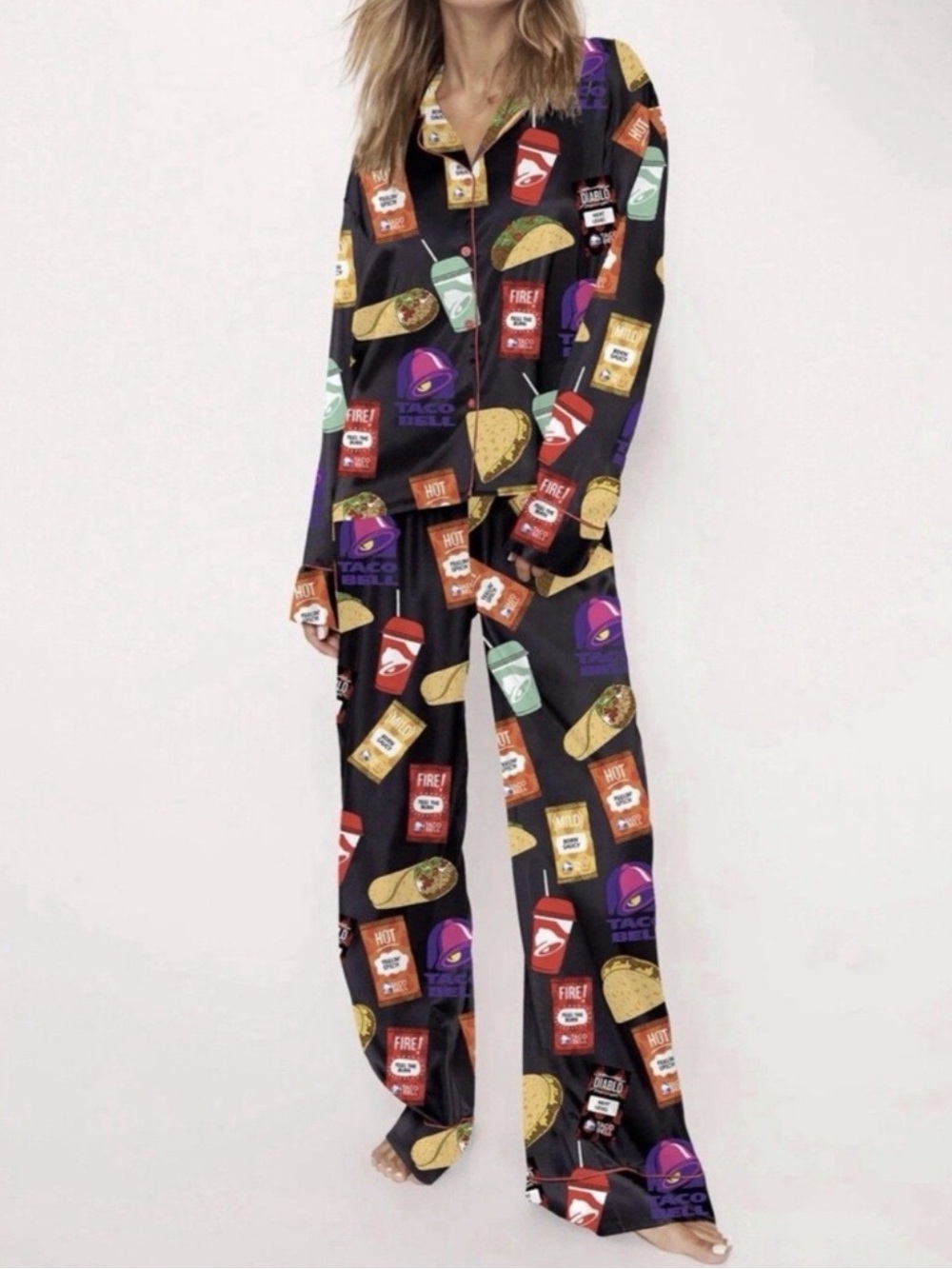 She Show Taco Bell Pajama Set
